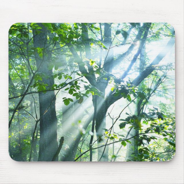 Mousepad Manhã na floresta (Frente)