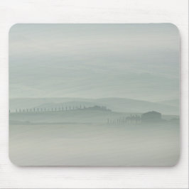 Mousepad Manhã Pastel em Toscânia nevoenta