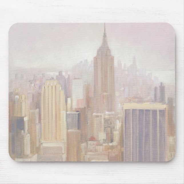 Mousepad Manhattan na Nova Iorque da névoa | (Frente)