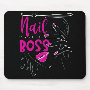 Mousepad Manicurista do chefe técnico do Nail, Engraçado Gi
