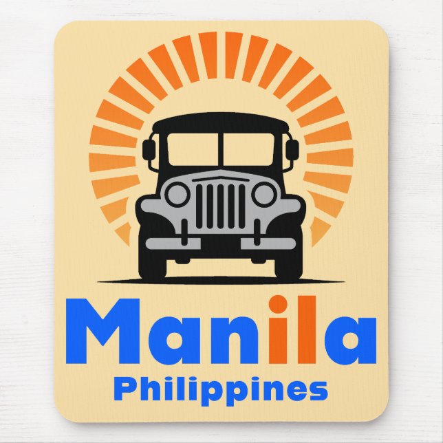 Mousepad Manila Philippines Southeast Asia (Frente)