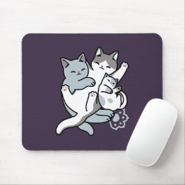 Mousepad Manípulo De Rato - Gatos De Dormir Em Cute