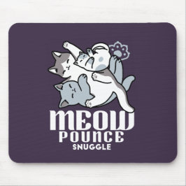 Mousepad Manípulo De Rato - Gatos De Dormir Em Cute
