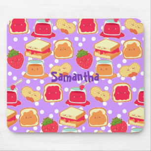 Mousepad Manteiga De Amendoim E Geleia De Morango