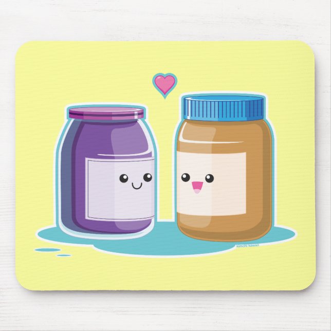Mousepad Manteiga e geléia de amendoim (Frente)
