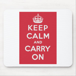 Mousepad Mantenha a calma e continue