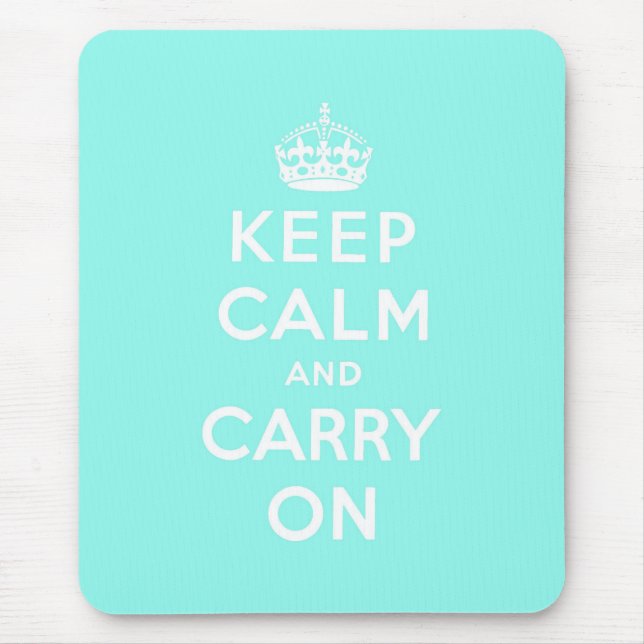 Mousepad mantenha a calma e continue o original (Frente)