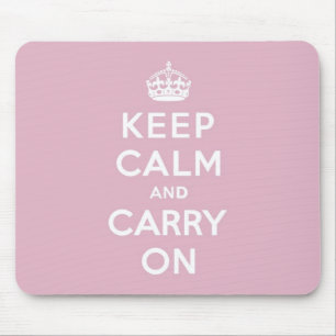Mousepad Mantenha a calma e continue o persa aumentou