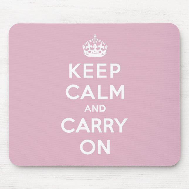Mousepad Mantenha a calma e continue o persa aumentou (Frente)