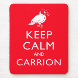 Mousepad Mantenha a calma e o cadáver