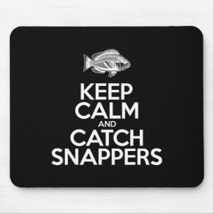 Mousepad Mantenha a Calma E Pegue Peixe - Pescador Pescando
