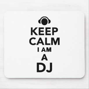 Mousepad Mantenha a calma que eu sou um DJ