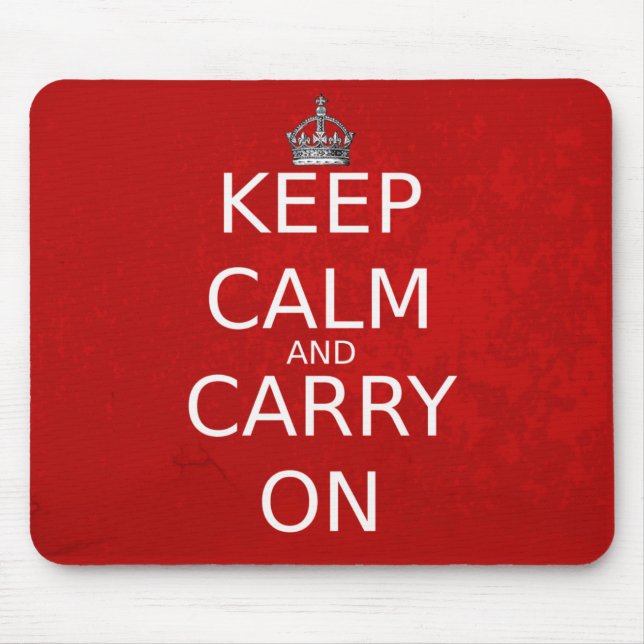 Mousepad Mantenha a esteira calma do rato (Frente)