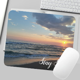 Mousepad Mantenha a Foto Personalizada de Texto Segura