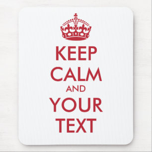 MOUSEPAD MANTENHA CALMA E SEU TEXTO