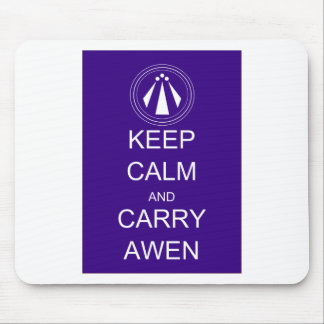 Mousepad Mantenha calmo e carregar Awen