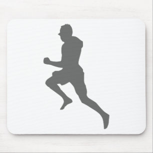 Mousepad Mantenha Calmo Levantamento Treino de Pesos Corrid