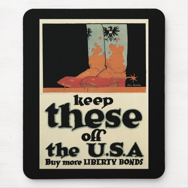 Mousepad Mantenha estes dos EUA (Frente)