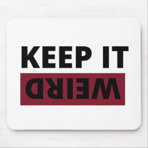 Mousepad Mantenha estranho