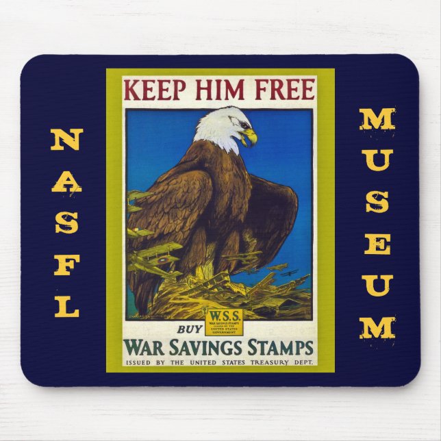 Mousepad Mantenha-o livre (Frente)