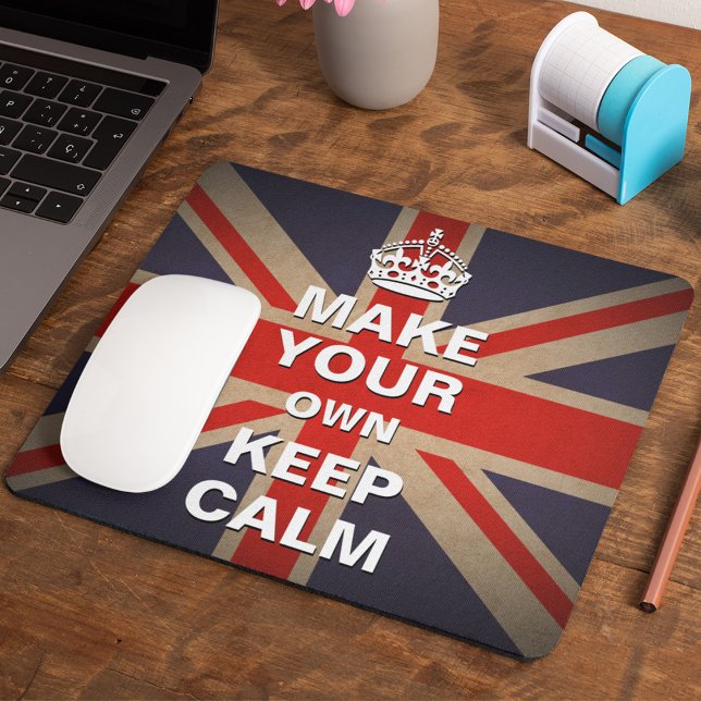 Mousepad Mantenha o Modelo de Calma - Suporte do mouse da t (Criador carregado)