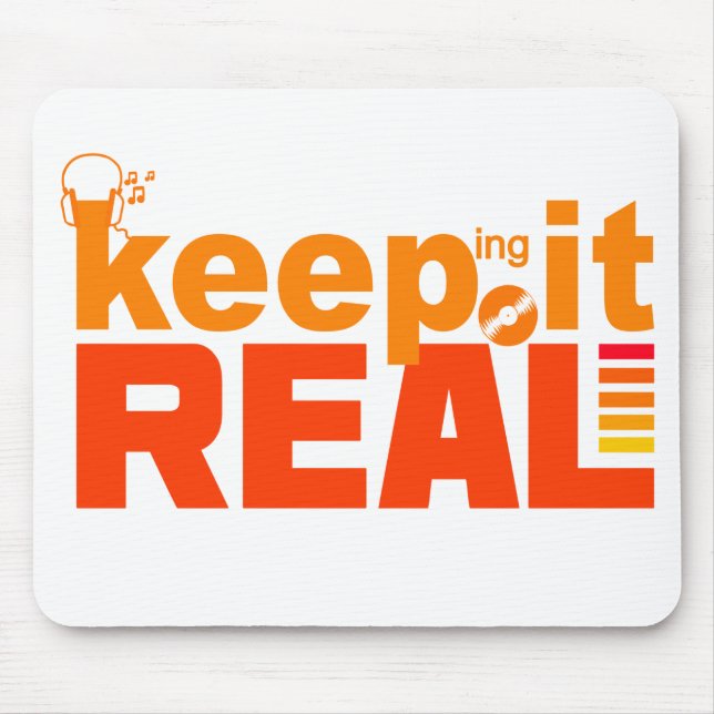 Mousepad Mantenha o mouse real (Frente)