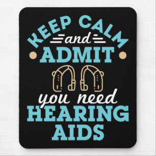 Mousepad Mantenha-se calma e admita que precisa de ajuda au