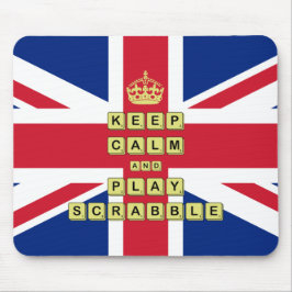 Mousepad Mantenha-Se Calmo E Jogue Jogos De Conselho