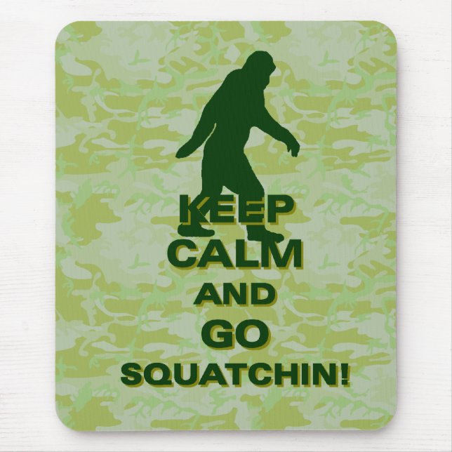 Mousepad Mantenha-se calmo e vá agitar (Frente)