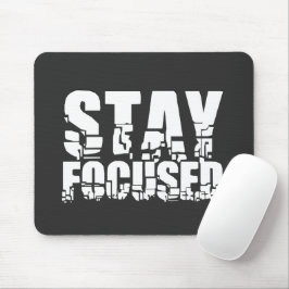 Mousepad Mantenha-se concentrado | Frase Motivacional com T