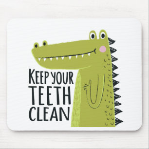 Mousepad Mantenha seus dentes limpos