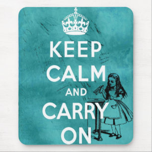 Mousepad Manter Alice calma
