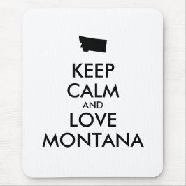 Mousepad MANTER CALMA E AMOR personalizáveis MONTANA