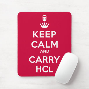 Mousepad Manter Calmo e HCl Carregar