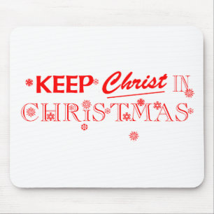 Mousepad Manter Cristo No Natal