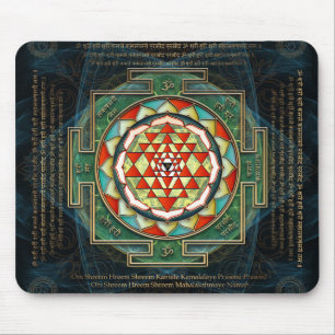 Mousepad Mantra de Maha Lakshmi & Shri Yantra