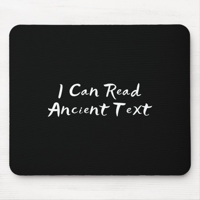 Mousepad Manuscrito Bonito Posso Ler Texto Antigo (Frente)