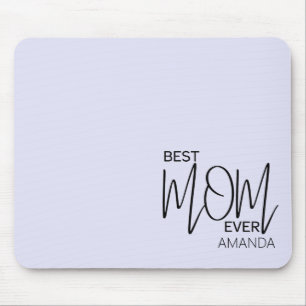 Mousepad Manuscrito Script Minimalista Melhor Mãe