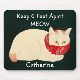 Mousepad Manutenção de Gato com 6 Pés de Distância