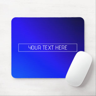 Mousepad Mão Azul Brilhante Moderno e Gradiente Roxo