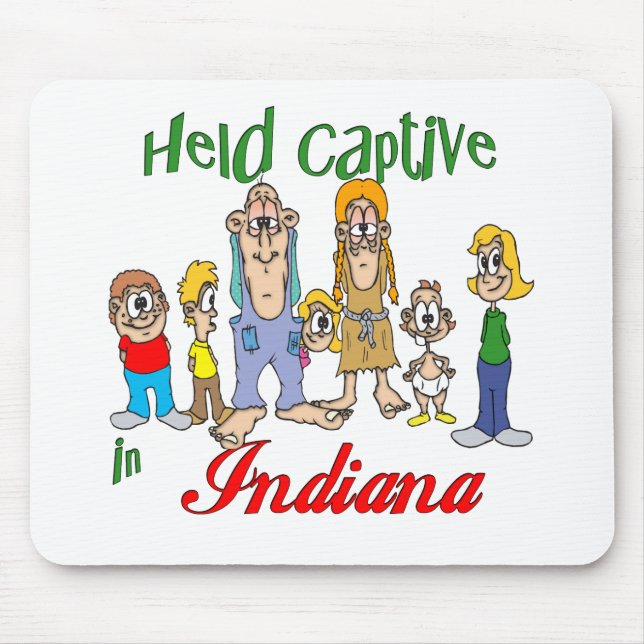 Mousepad Mão-cativa em Indiana (Frente)
