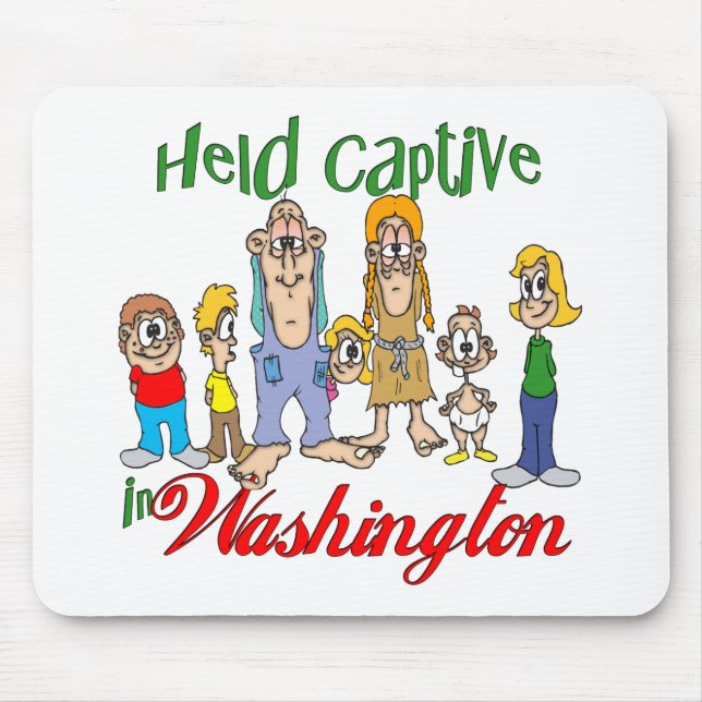 Mousepad Mão cativa em Washington (Frente)