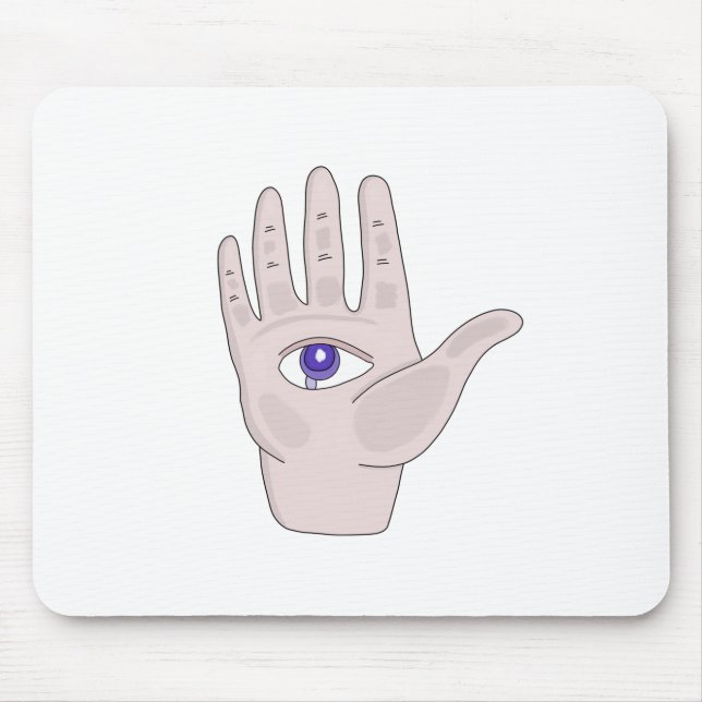 Mousepad Mão com um olho (Frente)