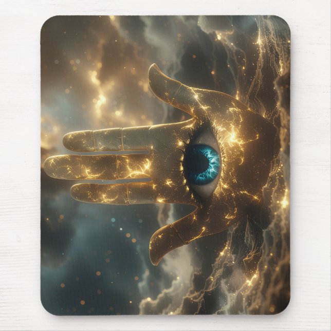 MOUSEPAD MÃO DE FÁTIMA – MÃO DE HAMSA – ZEN BUDISMO (Frente)