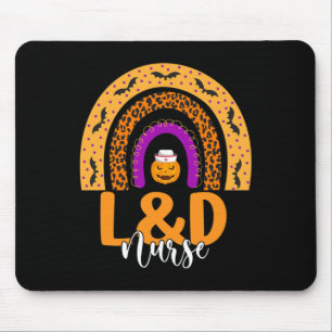 Mousepad Mão De Obra E Enfermeira De Entrega No Halloween P
