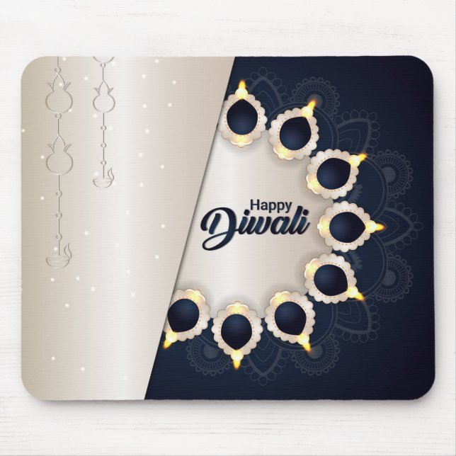 Mousepad Mão de rato de Diwali (Frente)