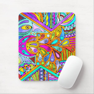 Mousepad Mão Desenhada Por EDDArt - Blah Blah Blah 1