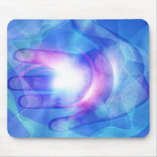 Mousepad Mão iluminada