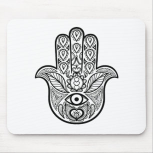 Mousepad Mão inspirada de Hamsa