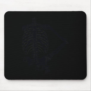 Mousepad Mão Negra de Esqueleto Halloween na anca
